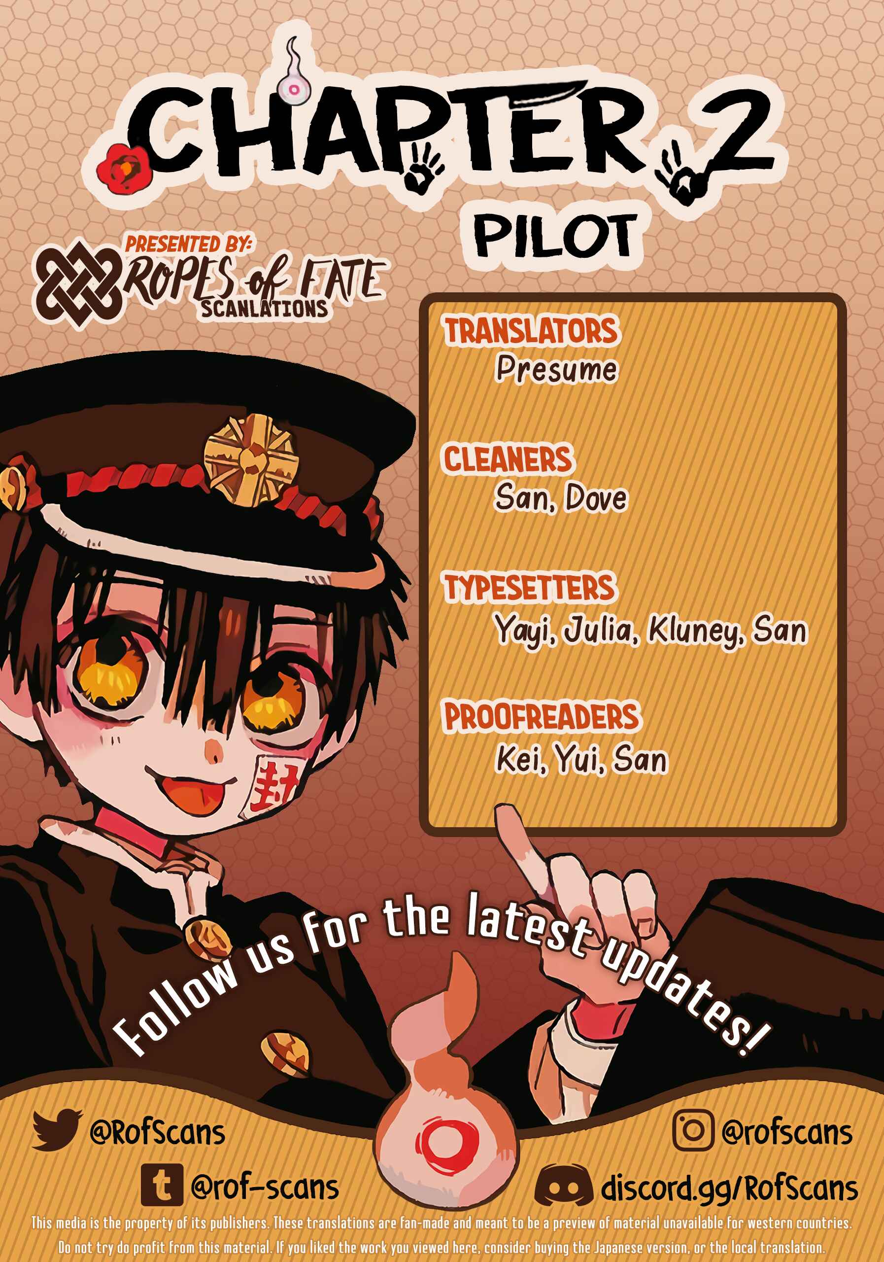 Page 1 Chapter 2 Jibaku Shounen: Hanako-kun