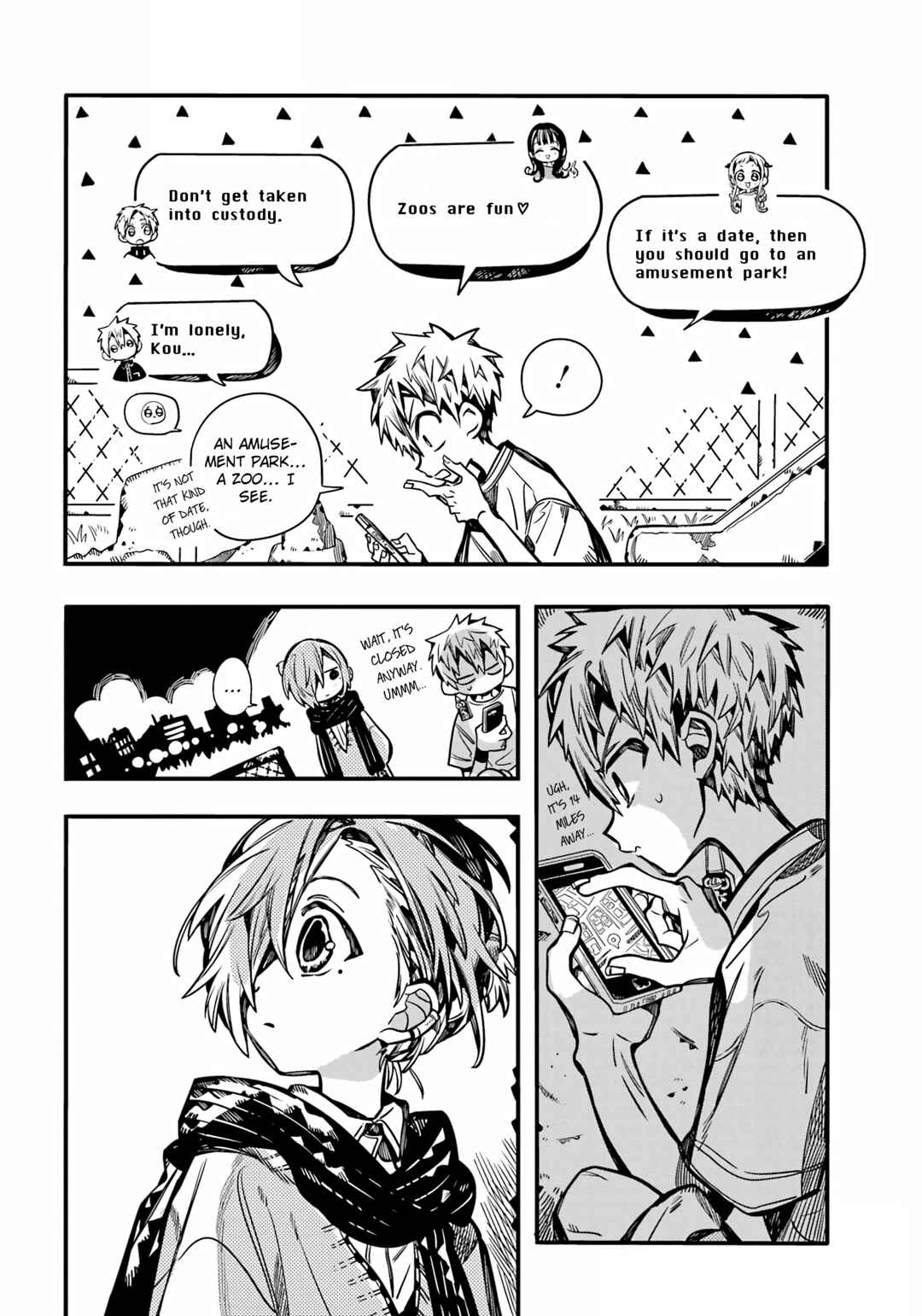 Page 15 Chapter 98 Jibaku Shounen: Hanako-kun