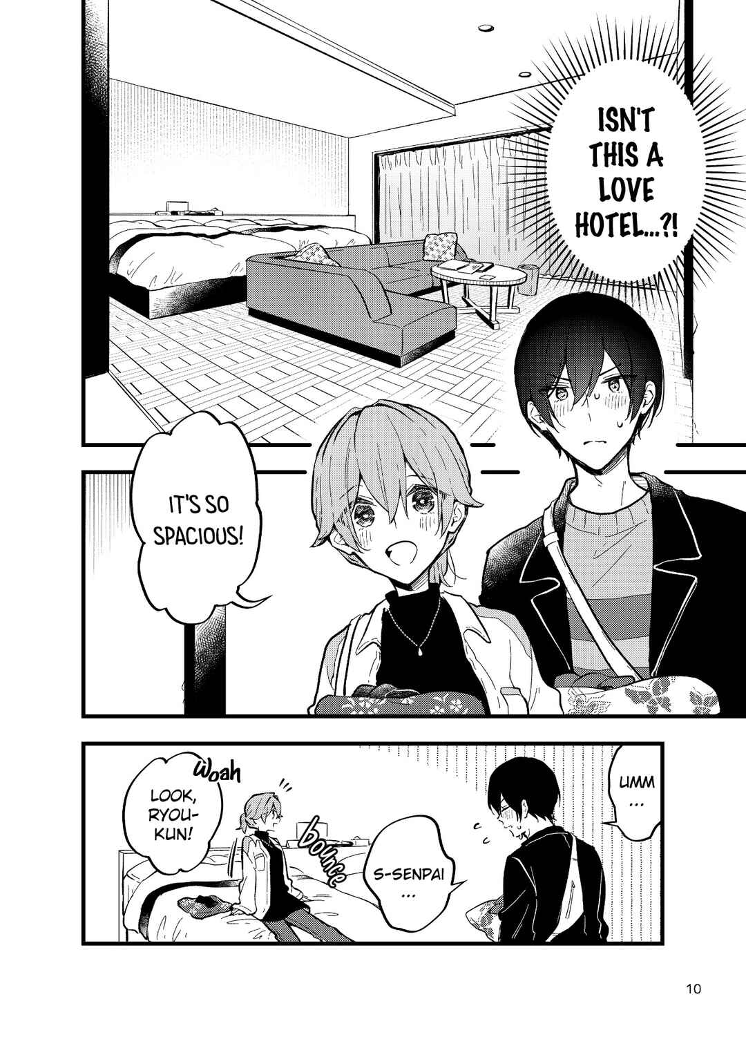 Page 10 Chapter Unknown_5efb Zenbu Kimi no Sei - Otoko ni mo Onna ni mo Naru Couple ga Onsen Ryokou no Tsumori de LoveHo ni Iku Hanashi (Doujinshi)