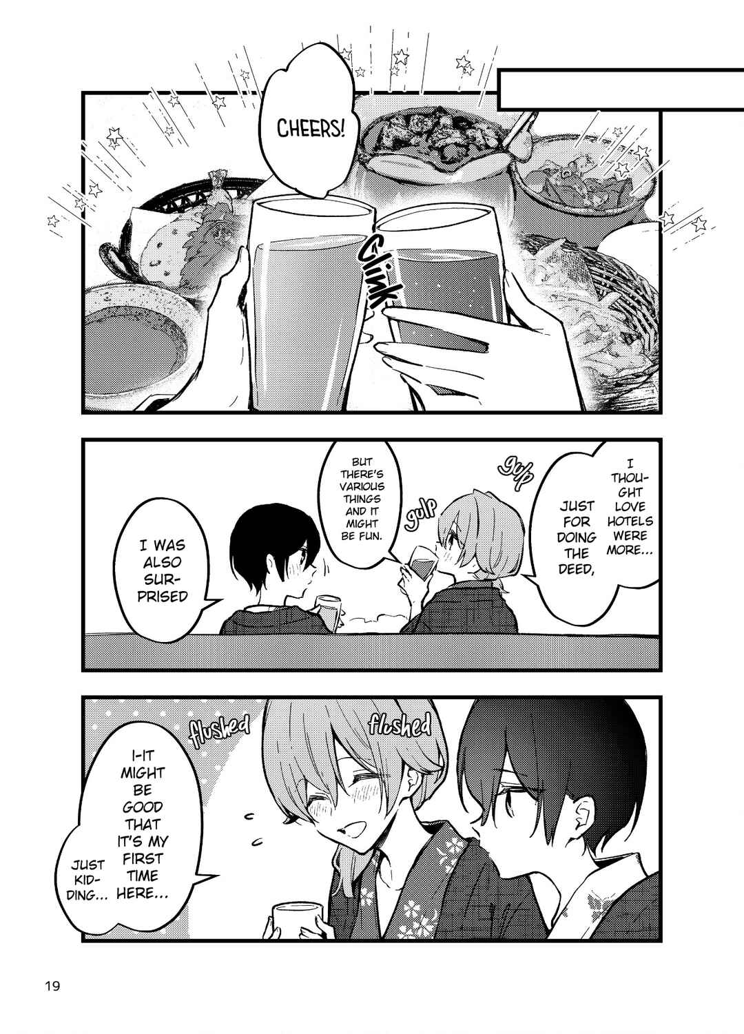 Page 19 Chapter Unknown_5efb Zenbu Kimi no Sei - Otoko ni mo Onna ni mo Naru Couple ga Onsen Ryokou no Tsumori de LoveHo ni Iku Hanashi (Doujinshi)