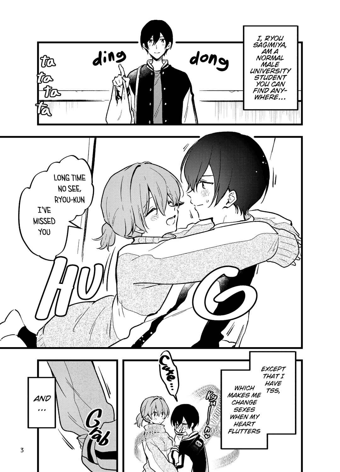 Page 3 Chapter Unknown_5efb Zenbu Kimi no Sei - Otoko ni mo Onna ni mo Naru Couple ga Onsen Ryokou no Tsumori de LoveHo ni Iku Hanashi (Doujinshi)