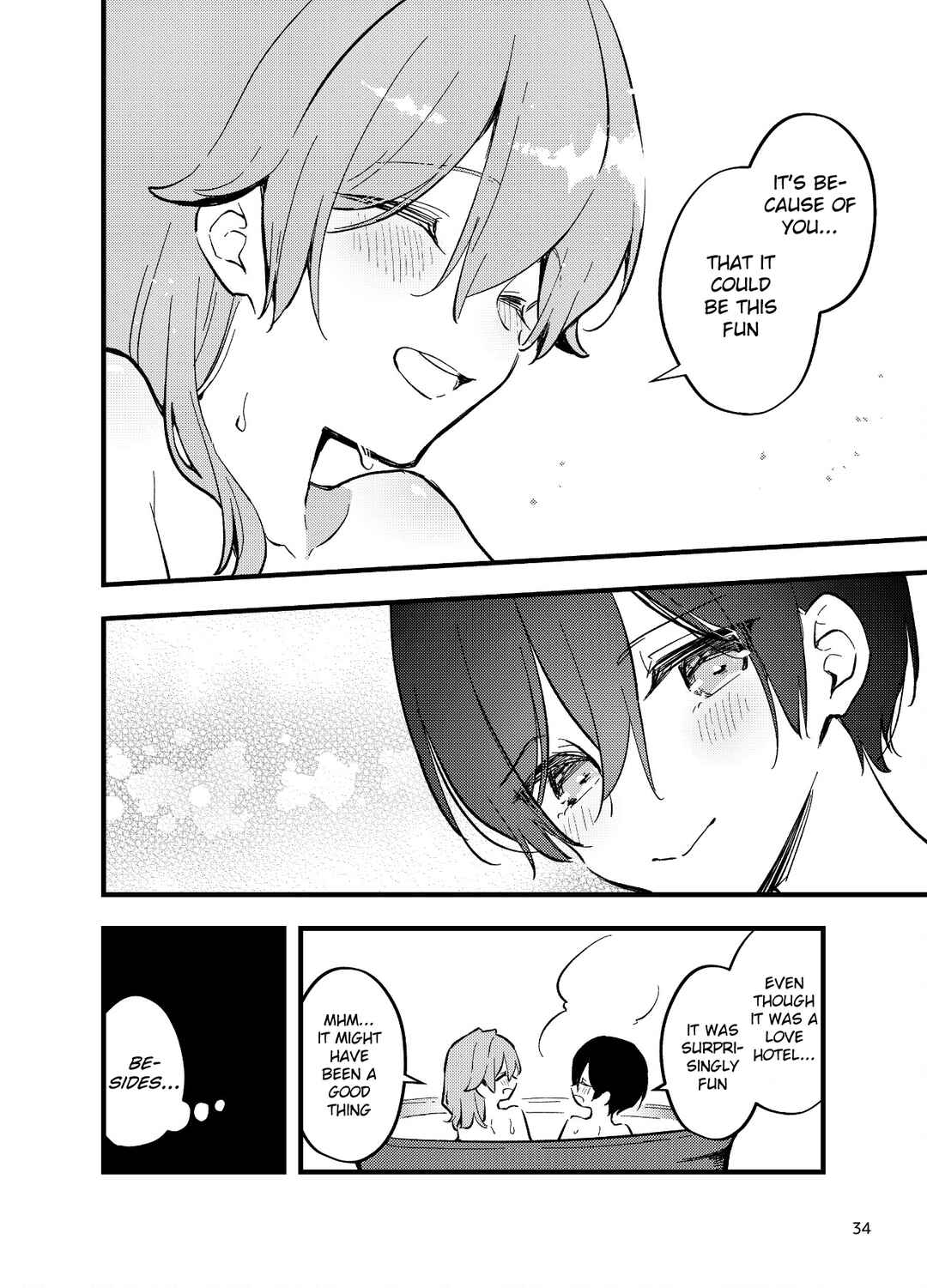 Page 34 Chapter Unknown_5efb Zenbu Kimi no Sei - Otoko ni mo Onna ni mo Naru Couple ga Onsen Ryokou no Tsumori de LoveHo ni Iku Hanashi (Doujinshi)