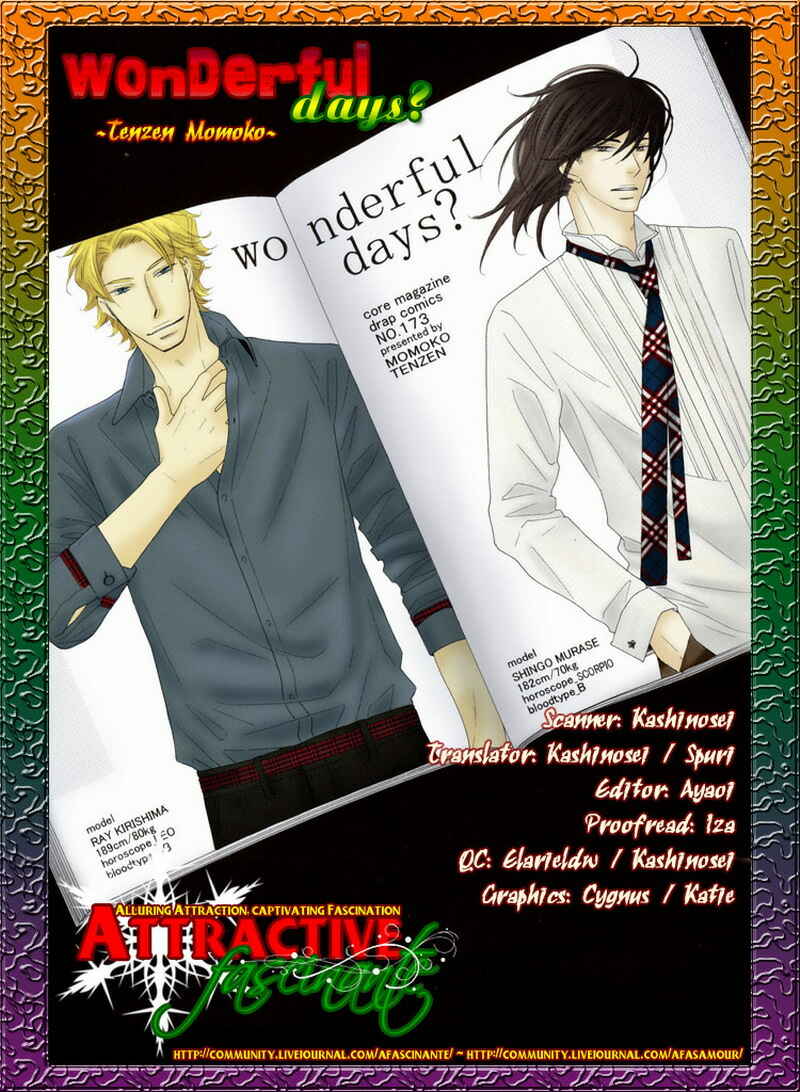 Page 5 Chapter 5 wonderful days?