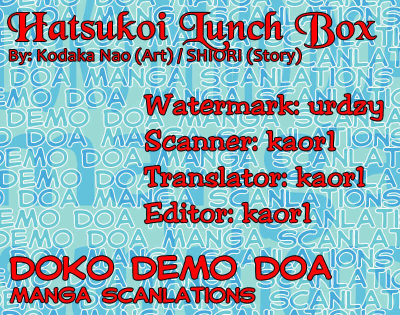 Page 39 Chapter 13 First Love Lunch Box