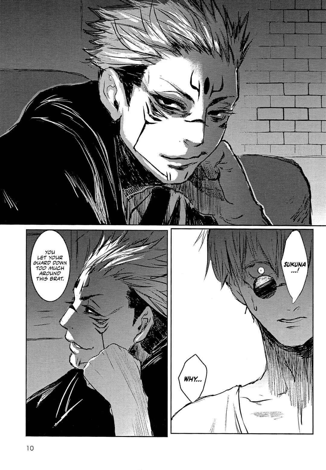Page 10 Chapter Unknown_2467 Jujutsu Kaisen -  Raku wazawai (Doujinshi)