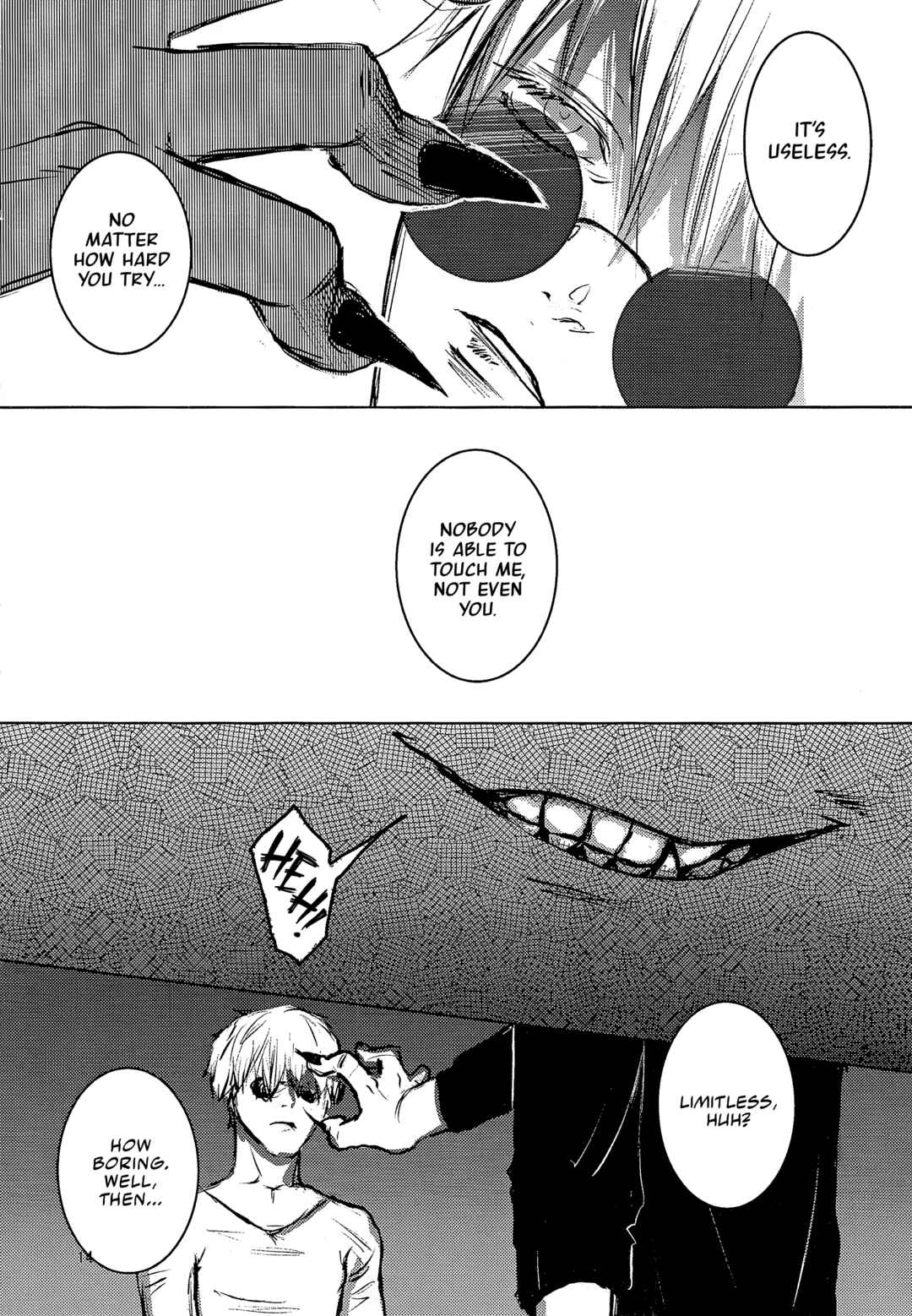 Page 14 Chapter Unknown_2467 Jujutsu Kaisen -  Raku wazawai (Doujinshi)