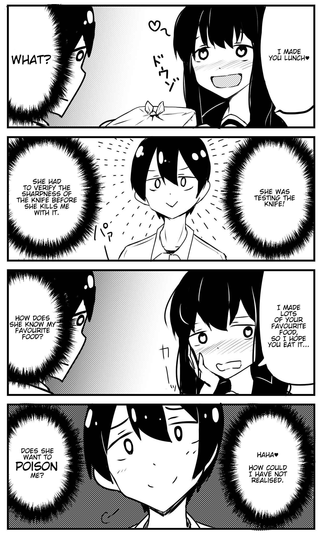 Page 1 Chapter 3 A Story About Wanting to Commit Suicide, but Its Scary so I Find a Yandere Girl to Kill Me, but It Doesnt Work