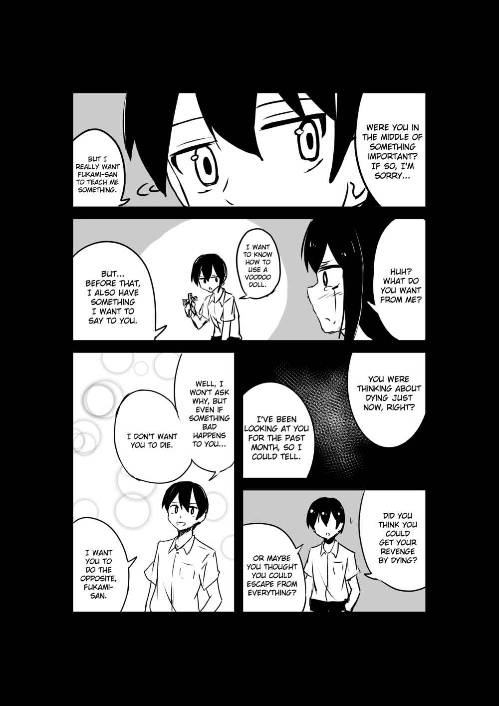 Page 1 Chapter 89 A Story About Wanting to Commit Suicide, but Its Scary so I Find a Yandere Girl to Kill Me, but It Doesnt Work