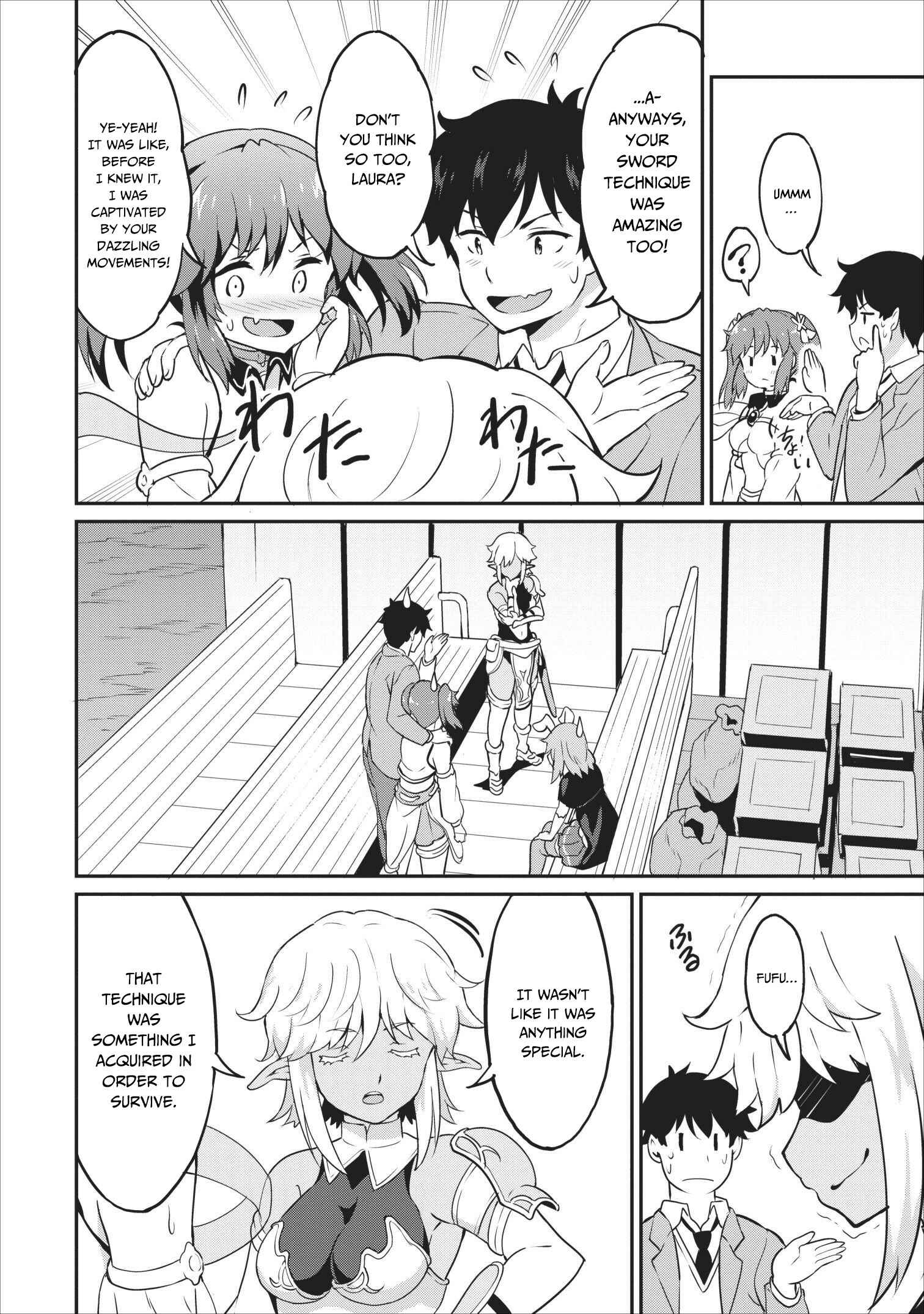 Page 19 Chapter 13 Taberu Dake de Level-Up! Damegami to Issho ni Isekai Musou