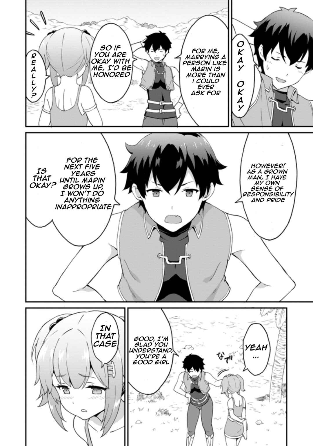 Page 4 Chapter 22.1 Taberu Dake de Level-Up! Damegami to Issho ni Isekai Musou