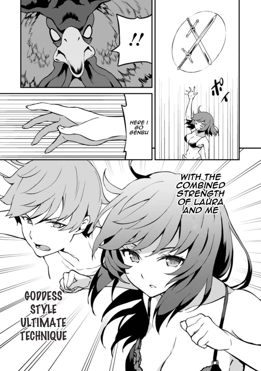 Page 1 Chapter 24.3 Taberu Dake de Level-Up! Damegami to Issho ni Isekai Musou