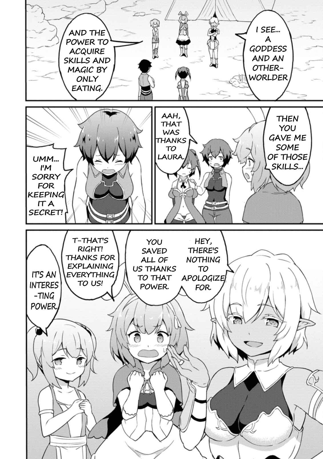 Page 5 Chapter 20.2 Taberu Dake de Level-Up! Damegami to Issho ni Isekai Musou