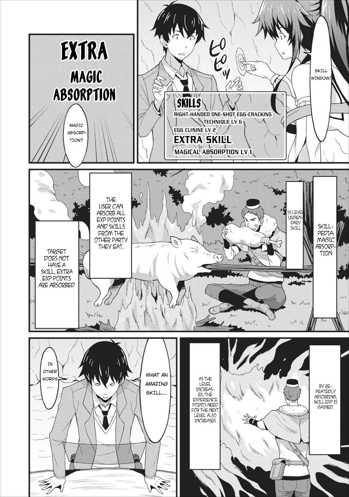 Page 23 Chapter 1 Taberu Dake de Level-Up! Damegami to Issho ni Isekai Musou