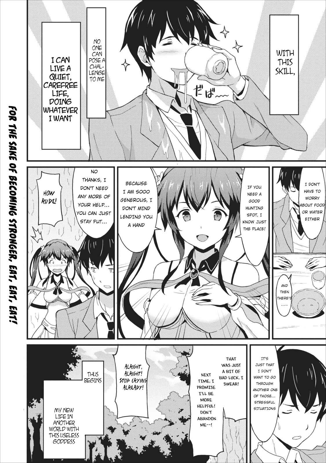 Page 41 Chapter 1 Taberu Dake de Level-Up! Damegami to Issho ni Isekai Musou