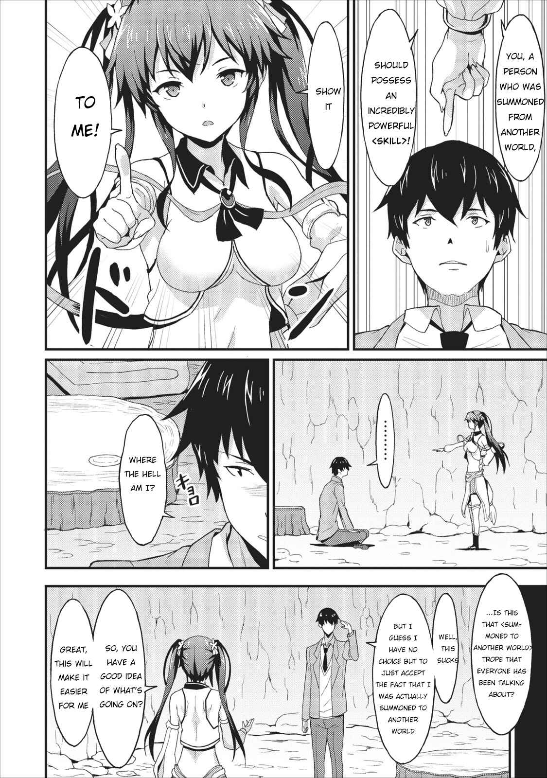 Page 5 Chapter 1 Taberu Dake de Level-Up! Damegami to Issho ni Isekai Musou