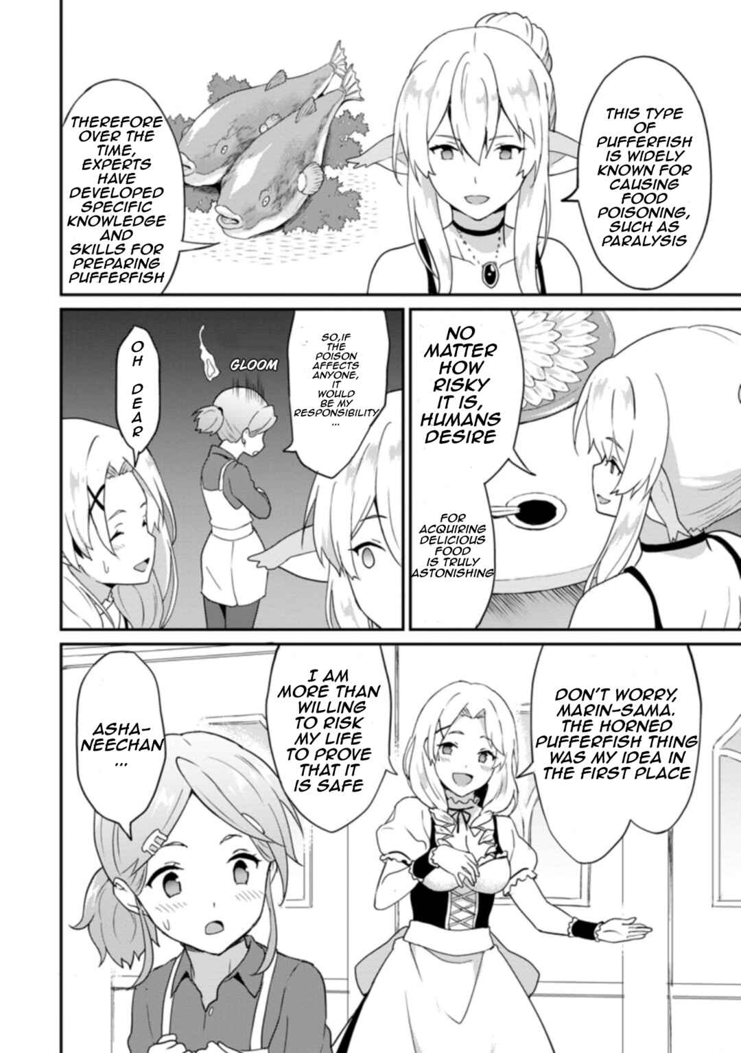 Page 2 Chapter 22.2 Taberu Dake de Level-Up! Damegami to Issho ni Isekai Musou