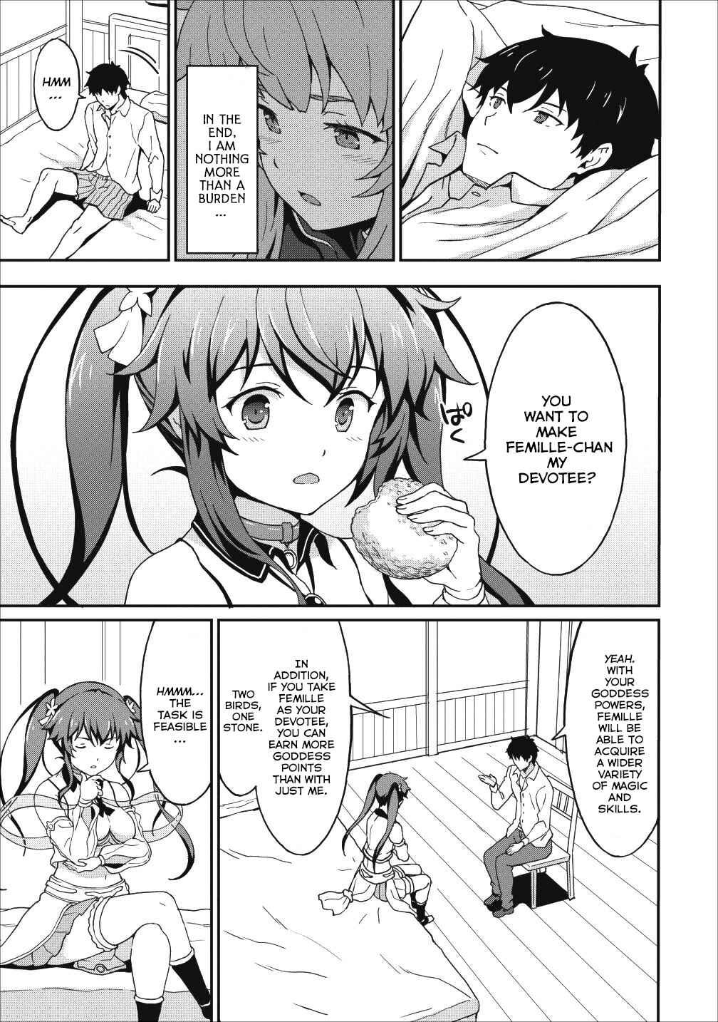 Page 2 Chapter 9.2 Taberu Dake de Level-Up! Damegami to Issho ni Isekai Musou