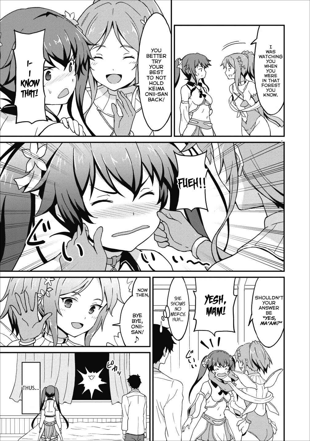 Page 8 Chapter 9.2 Taberu Dake de Level-Up! Damegami to Issho ni Isekai Musou