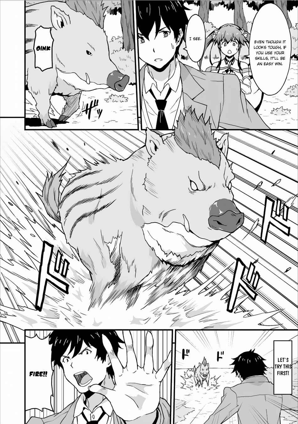 Page 3 Chapter 3 Taberu Dake de Level-Up! Damegami to Issho ni Isekai Musou