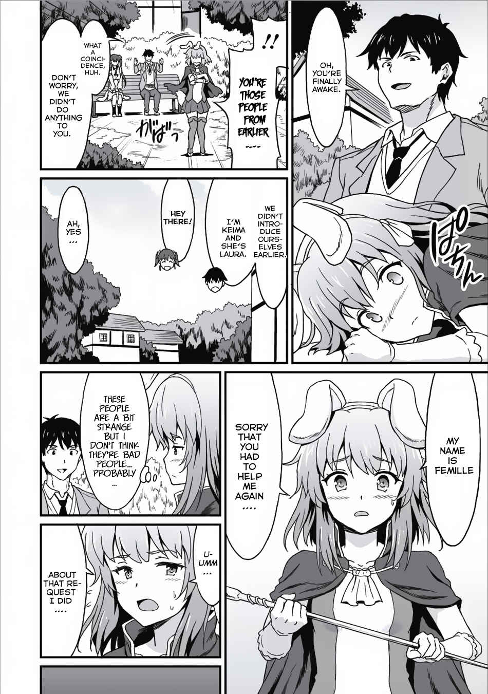 Page 15 Chapter 5 Taberu Dake de Level-Up! Damegami to Issho ni Isekai Musou