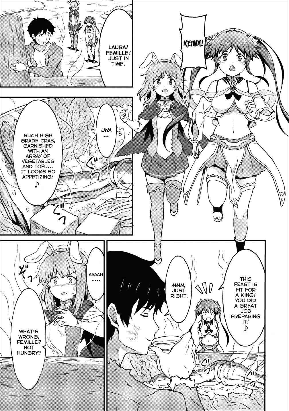 Page 7 Chapter 9.1 Taberu Dake de Level-Up! Damegami to Issho ni Isekai Musou