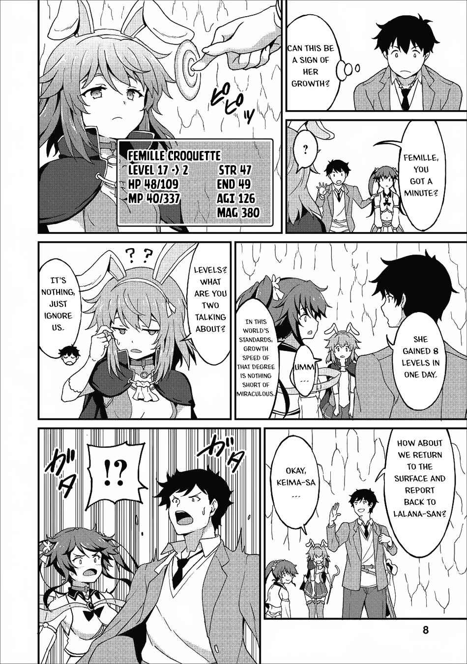 Page 9 Chapter 11 Taberu Dake de Level-Up! Damegami to Issho ni Isekai Musou