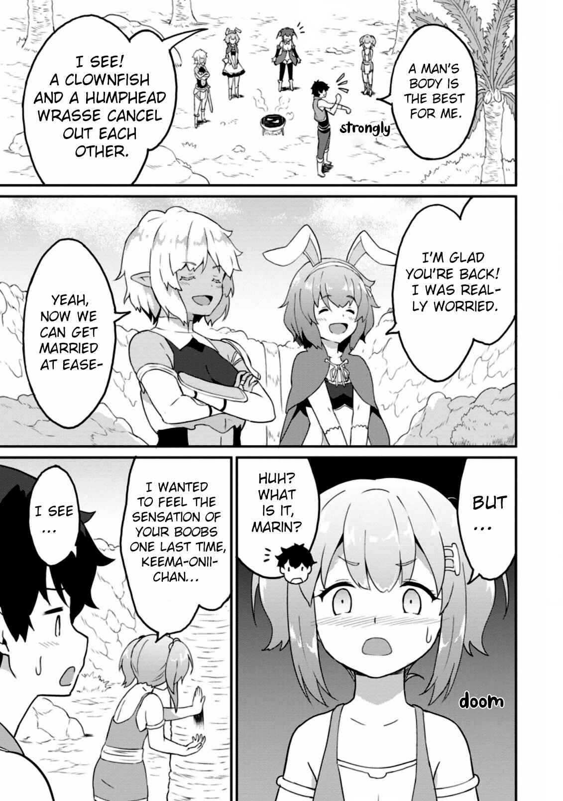 Page 10 Chapter 21.3 Taberu Dake de Level-Up! Damegami to Issho ni Isekai Musou