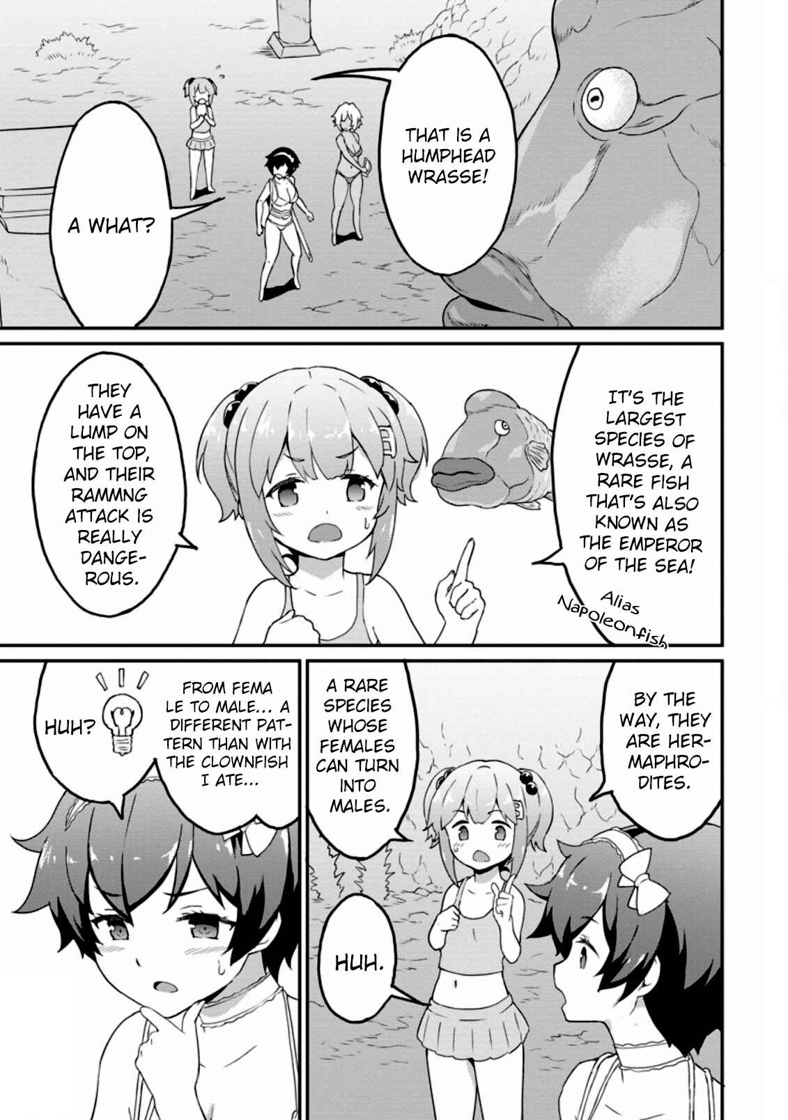 Page 4 Chapter 21.3 Taberu Dake de Level-Up! Damegami to Issho ni Isekai Musou
