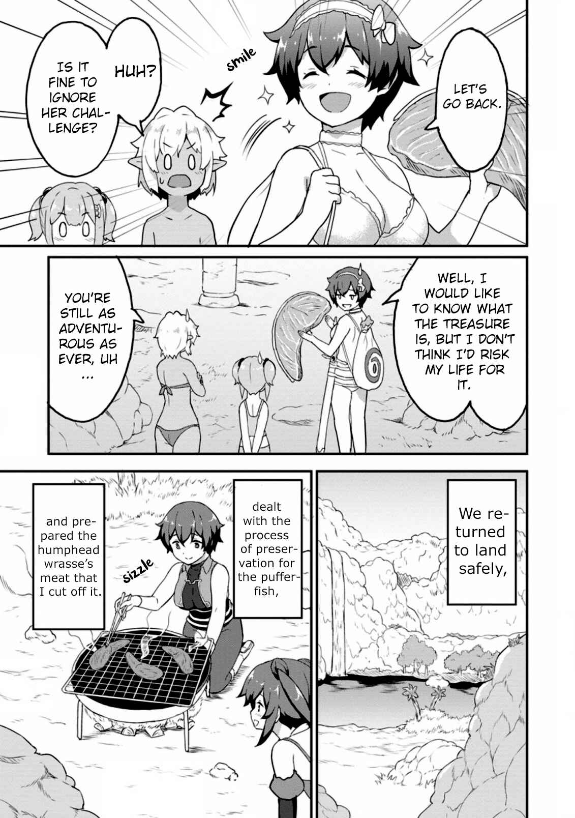 Page 8 Chapter 21.3 Taberu Dake de Level-Up! Damegami to Issho ni Isekai Musou