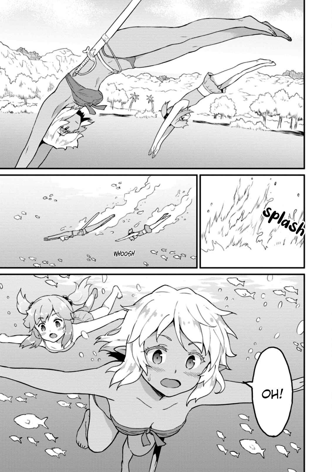 Page 10 Chapter 21.1 Taberu Dake de Level-Up! Damegami to Issho ni Isekai Musou