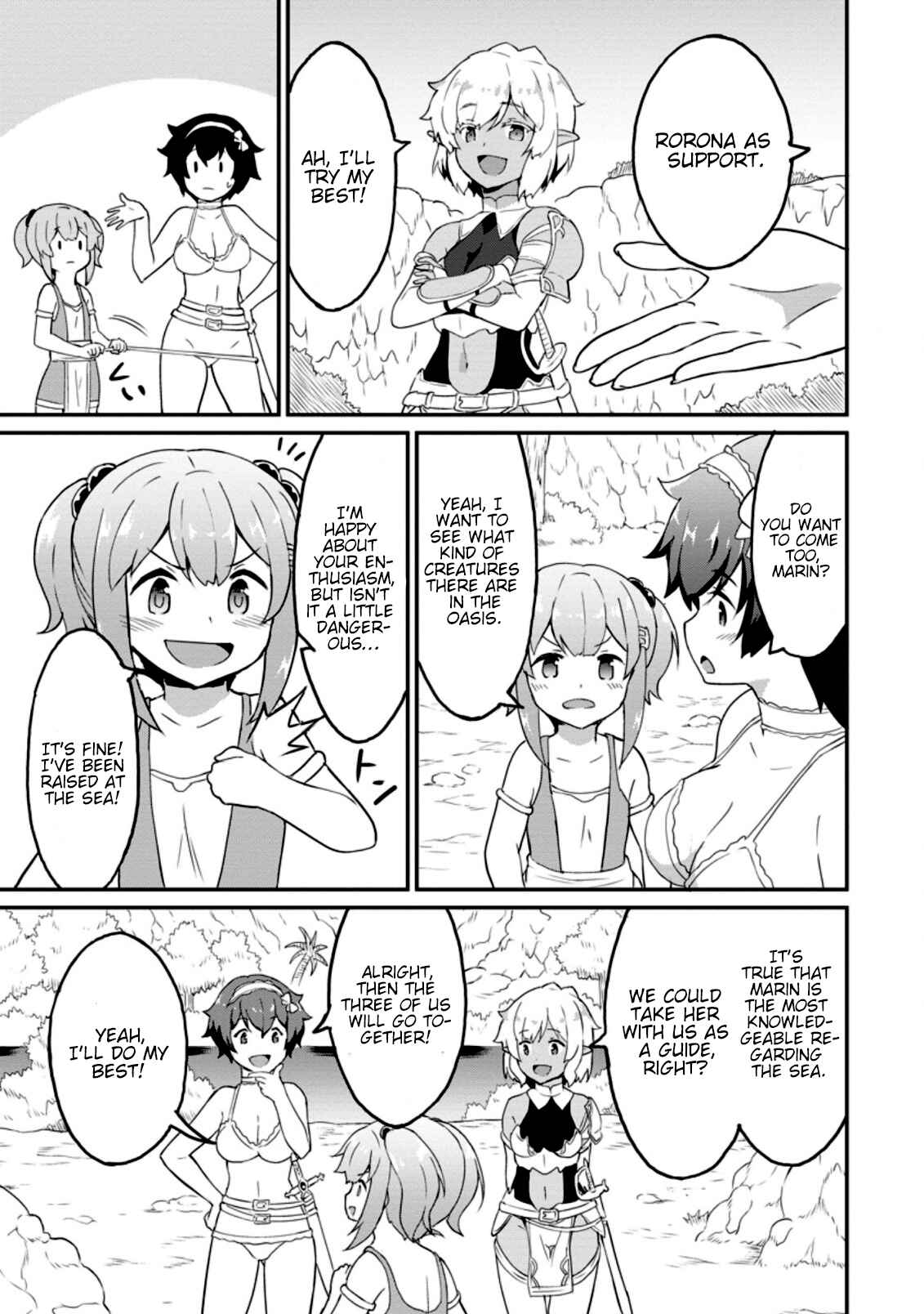 Page 8 Chapter 21.1 Taberu Dake de Level-Up! Damegami to Issho ni Isekai Musou