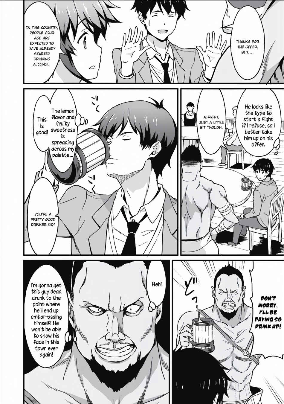 Page 25 Chapter 4 Taberu Dake de Level-Up! Damegami to Issho ni Isekai Musou