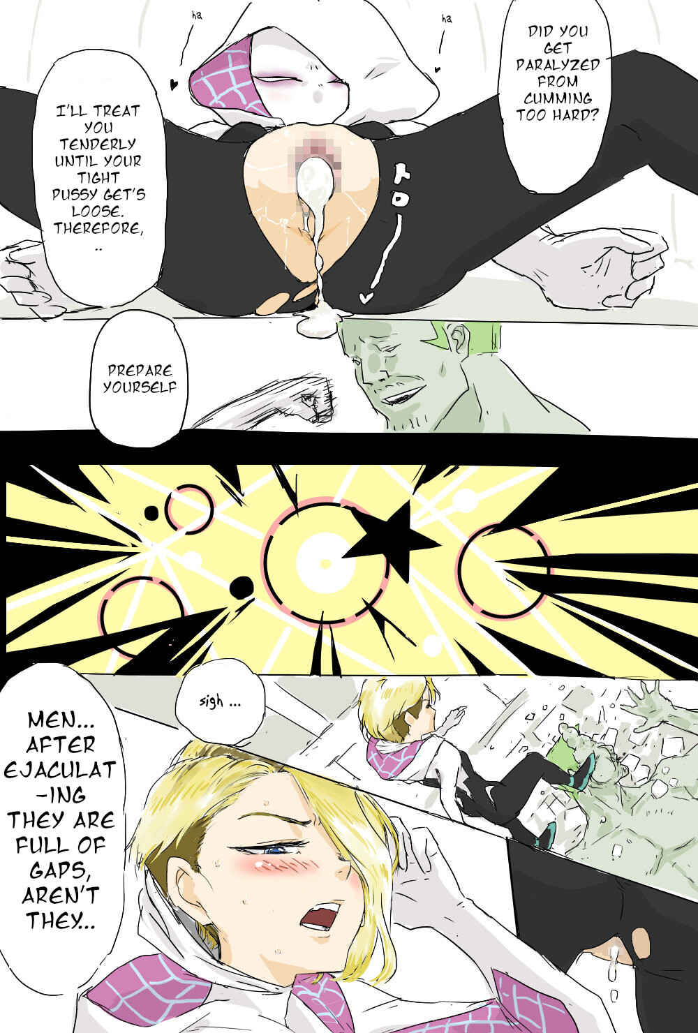 Page 4 Chapter Unknown_d9a4 Spider-Man - Haramase Gwen-chan (Doujinshi)