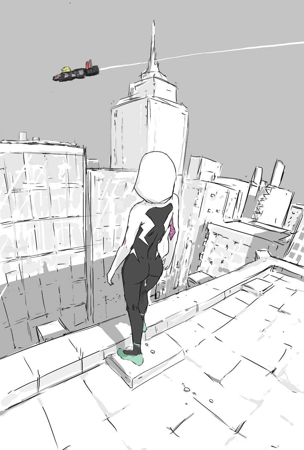 Page 8 Chapter Unknown_d9a4 Spider-Man - Haramase Gwen-chan (Doujinshi)