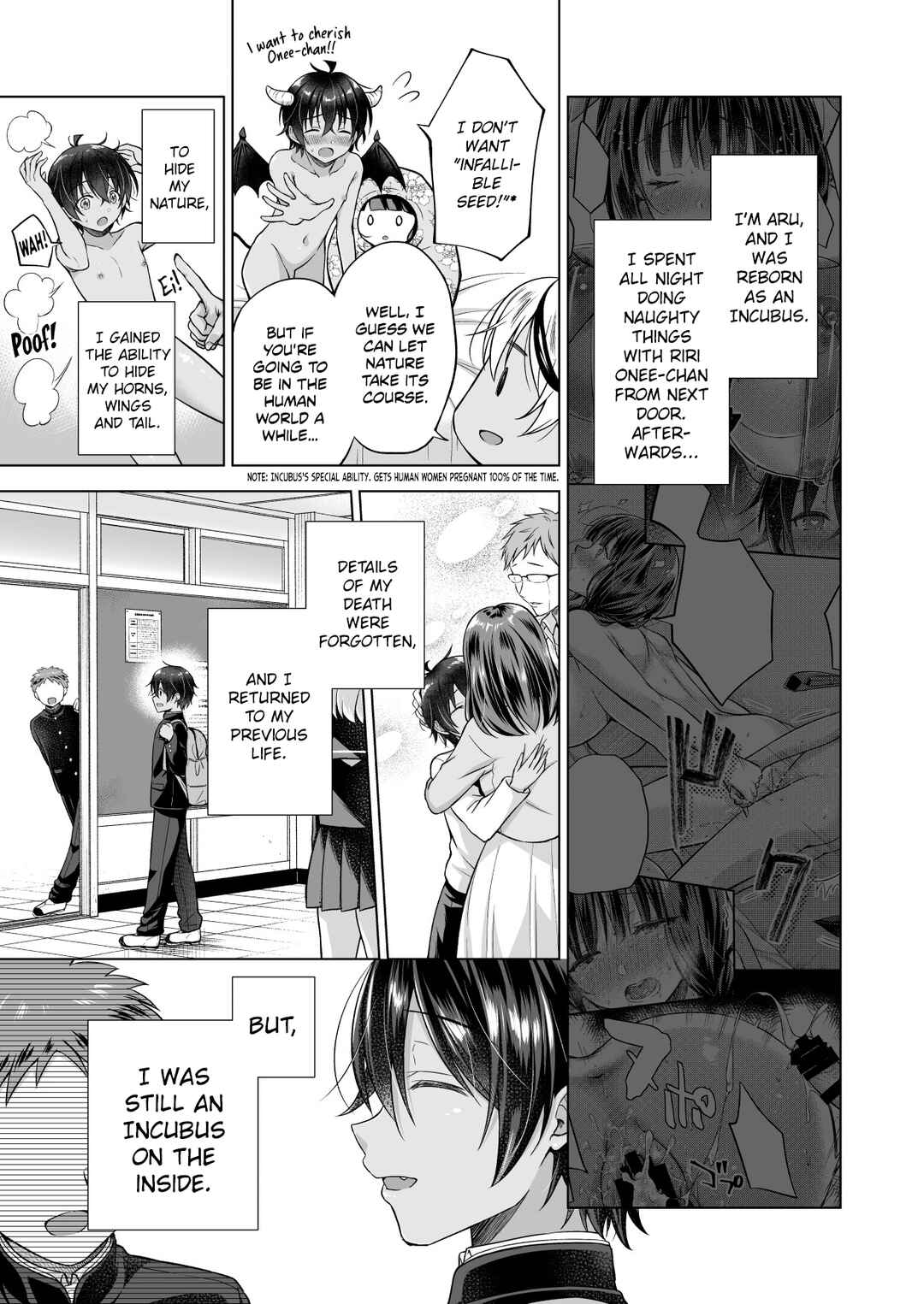 Page 3 Chapter 2 Tensei Incubus wa Tonari no Onee-chan o Haramasetai