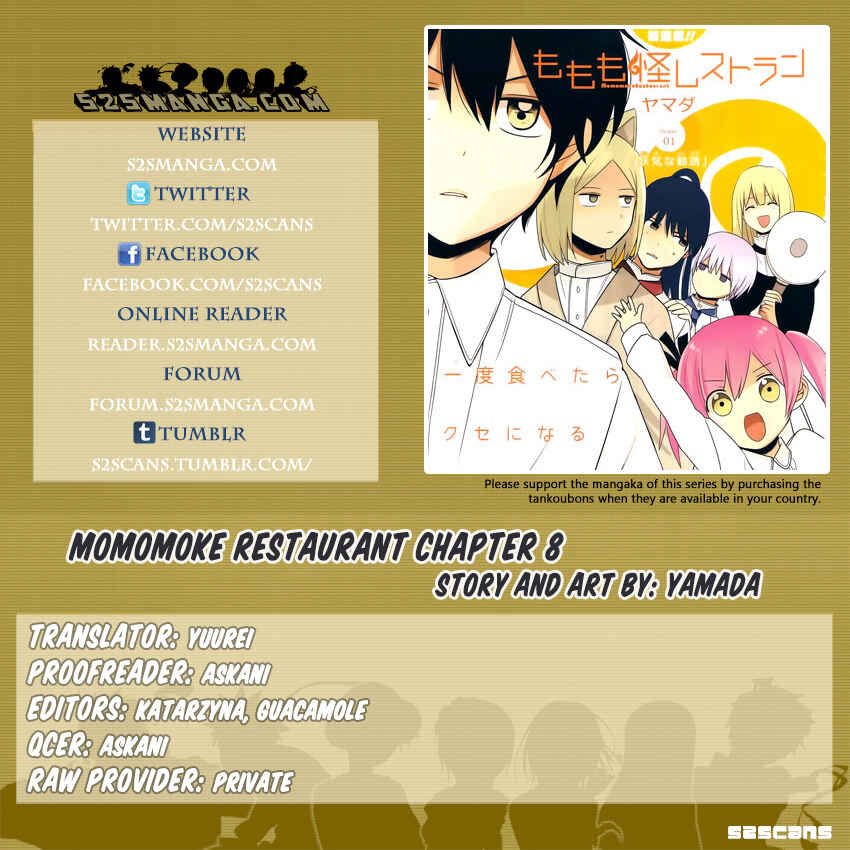 Page 1 Chapter 8 Momomoke Restaurant