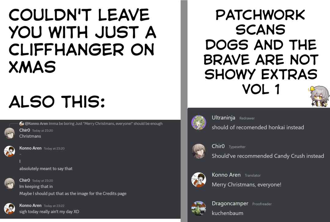 Page 7 Chapter 6.1 Dogs and the Brave Are Not Showy