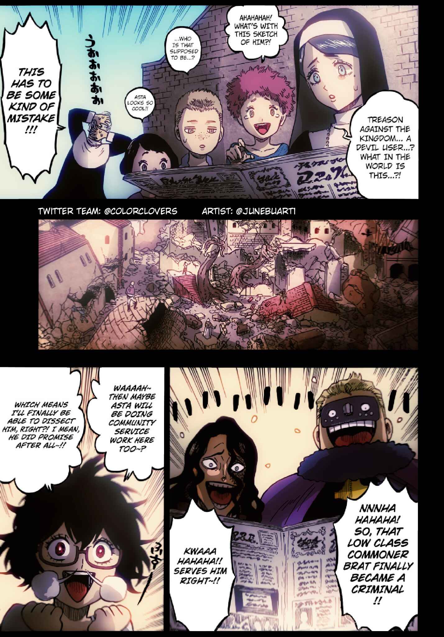 Page 4 Chapter 218 Black Clover (Fan Colored)