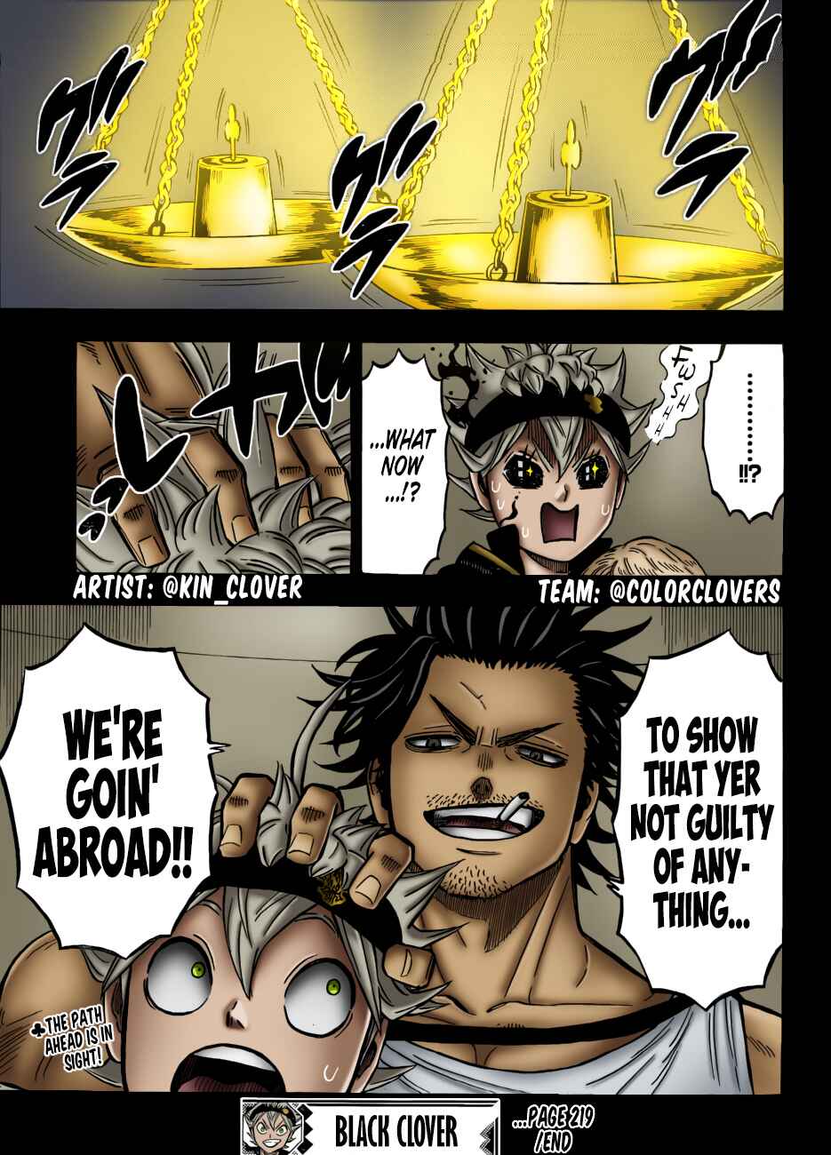 Page 14 Chapter 219 Black Clover (Fan Colored)