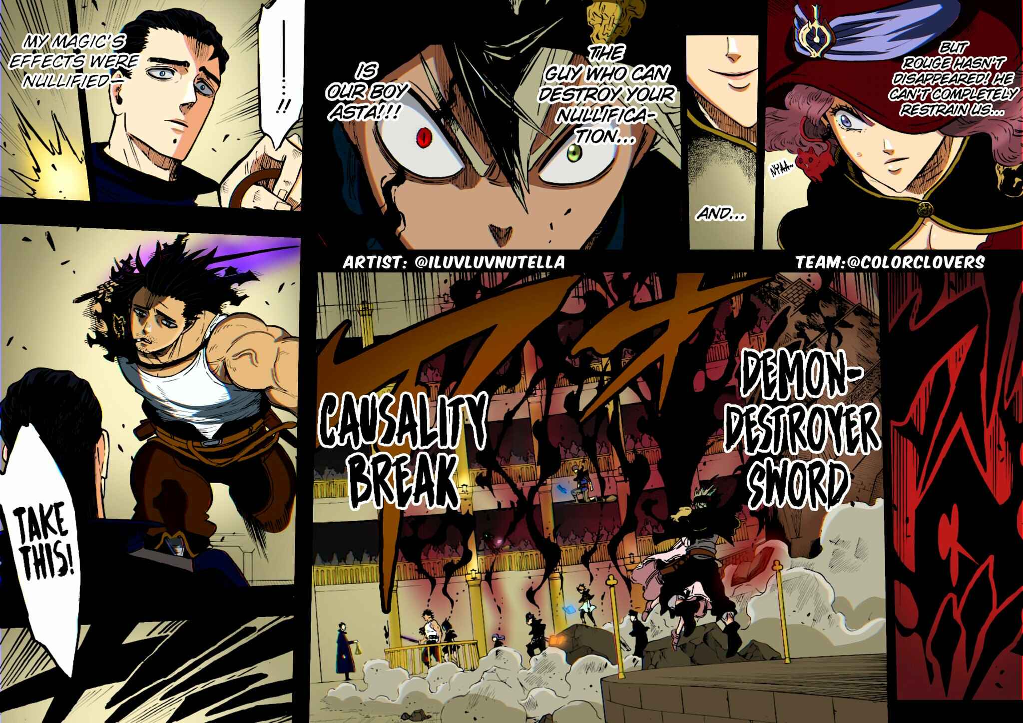 Page 9 Chapter 219 Black Clover (Fan Colored)
