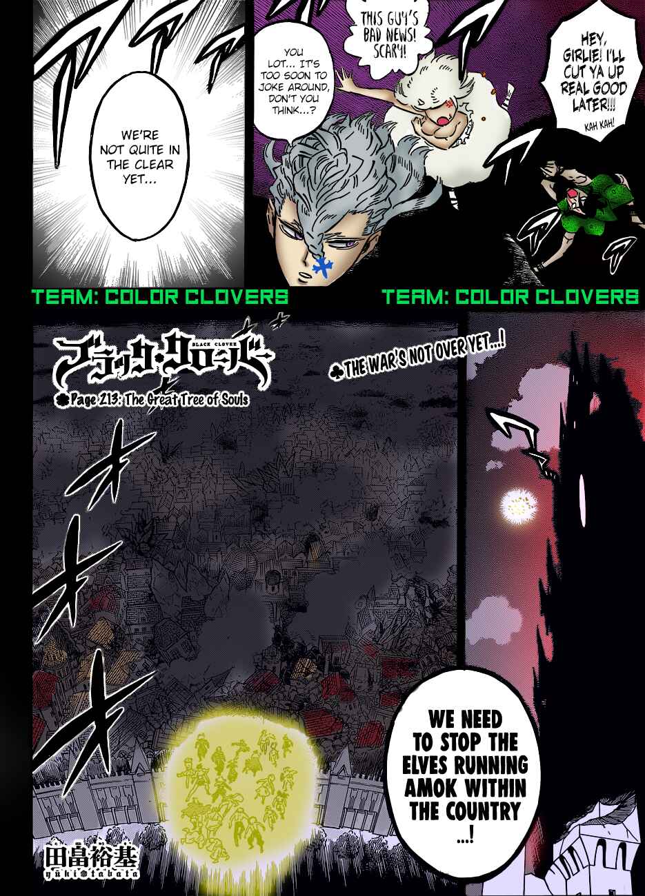Page 4 Chapter 213 Black Clover (Fan Colored)