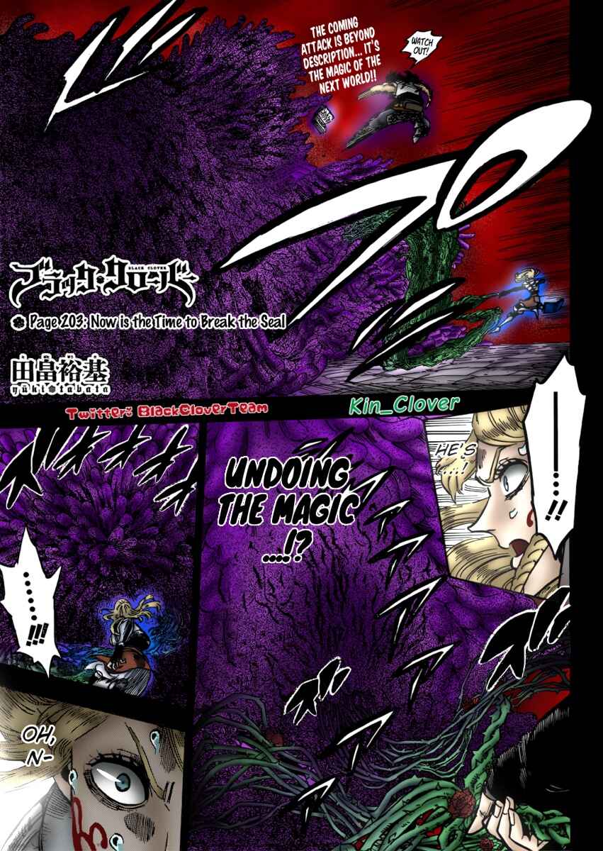 Page 3 Chapter 203 Black Clover (Fan Colored)