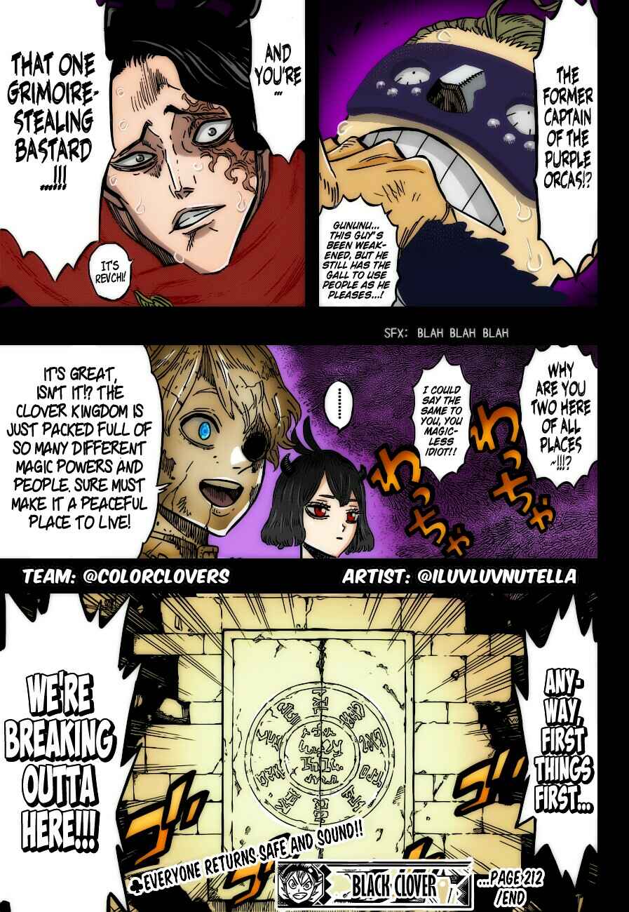 Page 17 Chapter 212 Black Clover (Fan Colored)