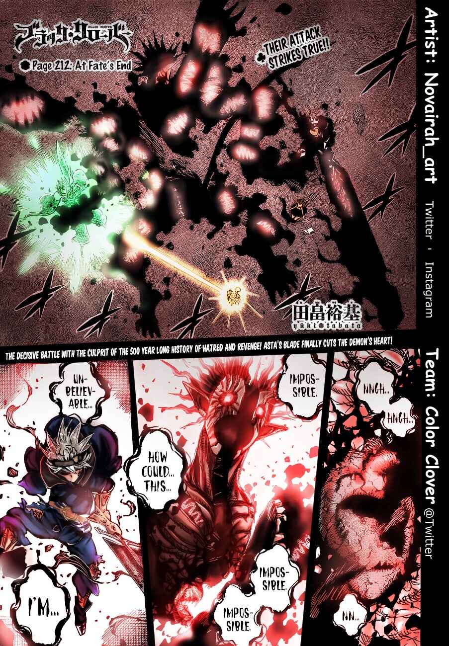 Page 3 Chapter 212 Black Clover (Fan Colored)