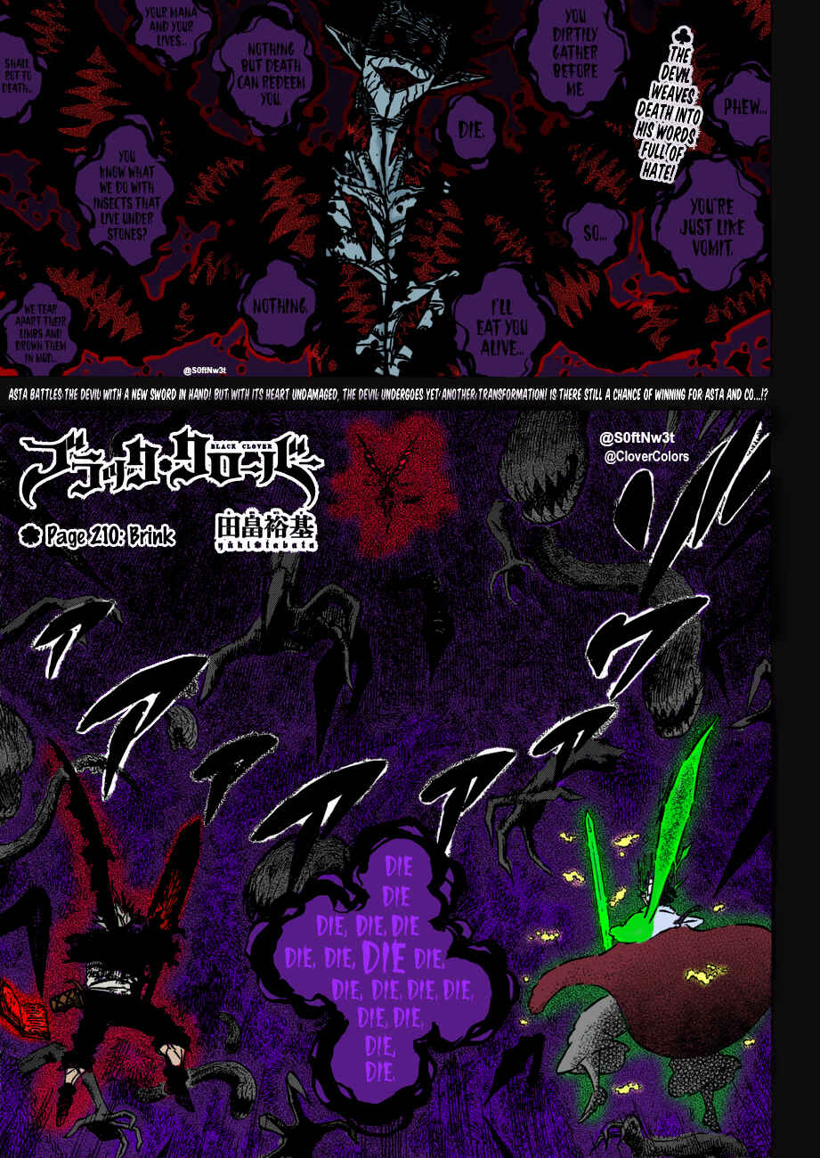 Page 3 Chapter 210 Black Clover (Fan Colored)