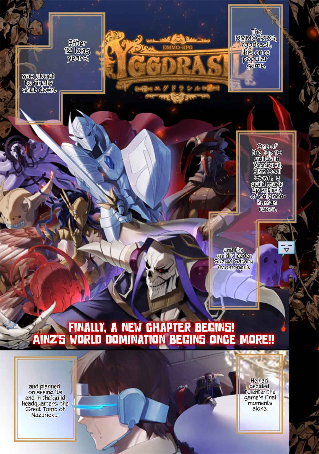 Page 2 Chapter 1.1 Overlord: <Shin> Sekai-hen