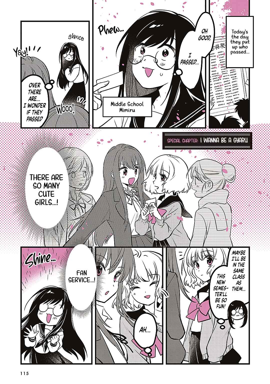 Page 1 Chapter 25.5 Gal Oshi JK wa Gal ni Naritai