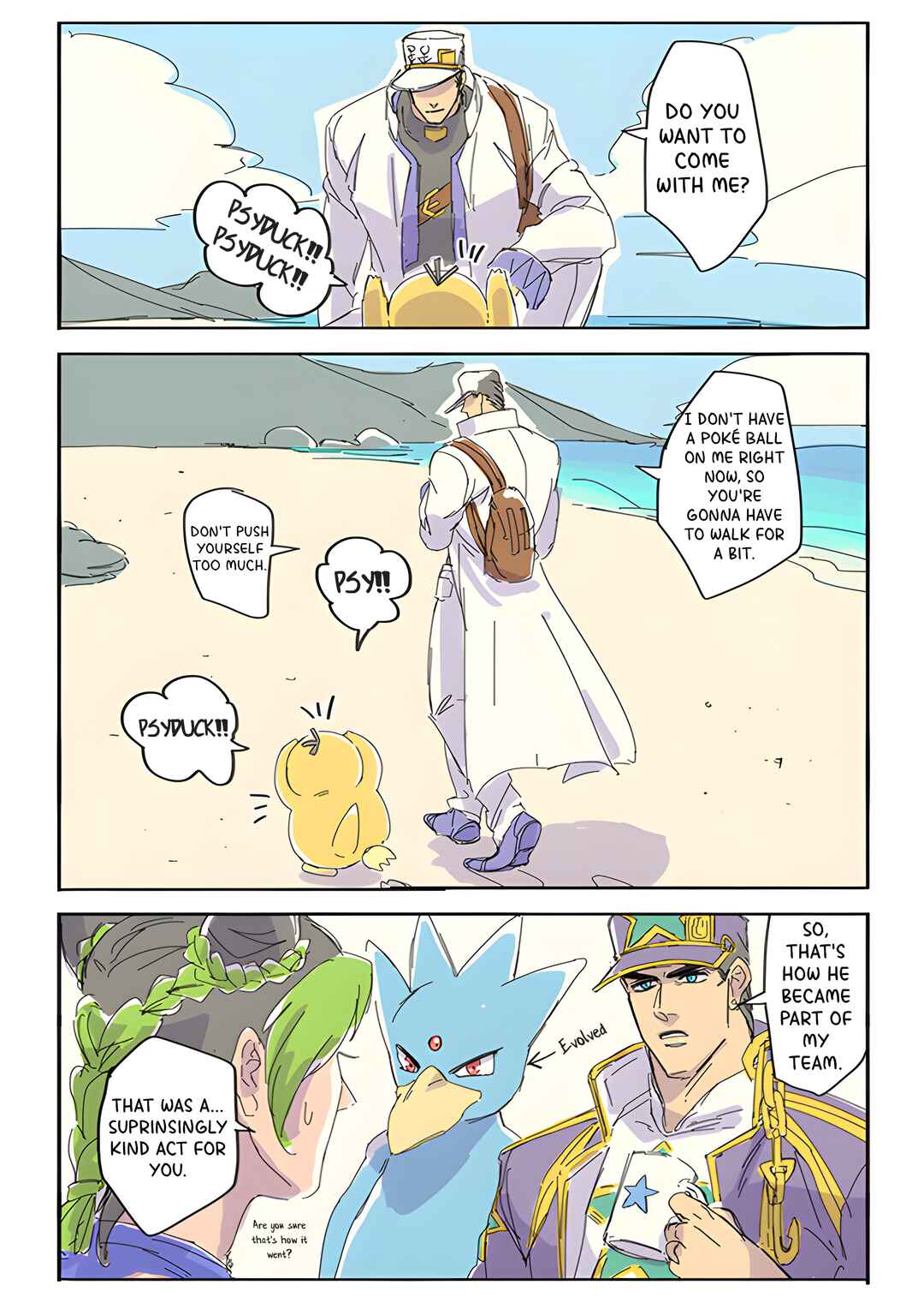 Page 6 Chapter Unknown_a7eb JoJos Bizarre Adventure x Pokemon - Jotaro to Koduck Manga (Doujinshi)