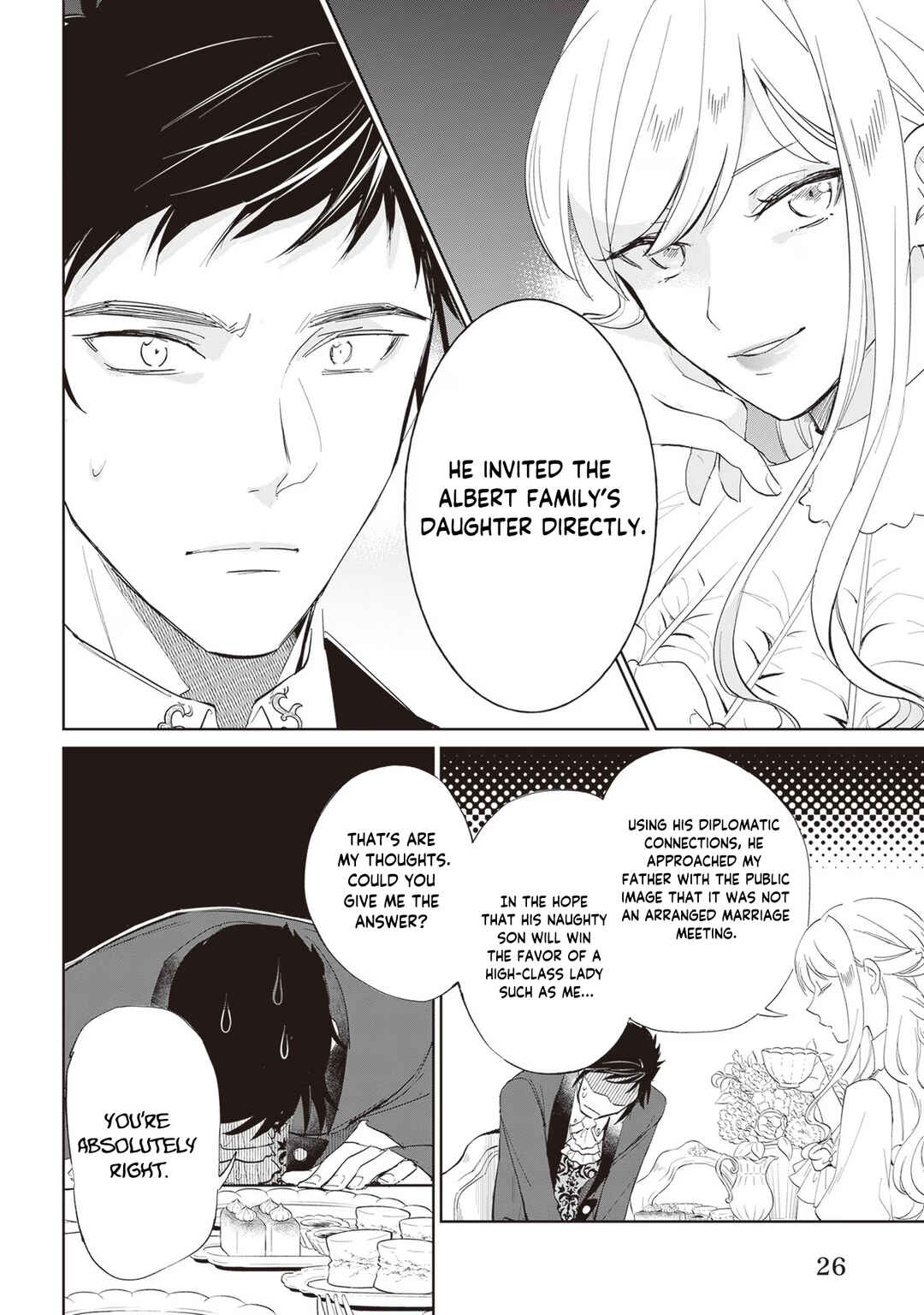 Page 24 Chapter 20 Albert-ke no Reijou wa Botsuraku wo Goshomou desu