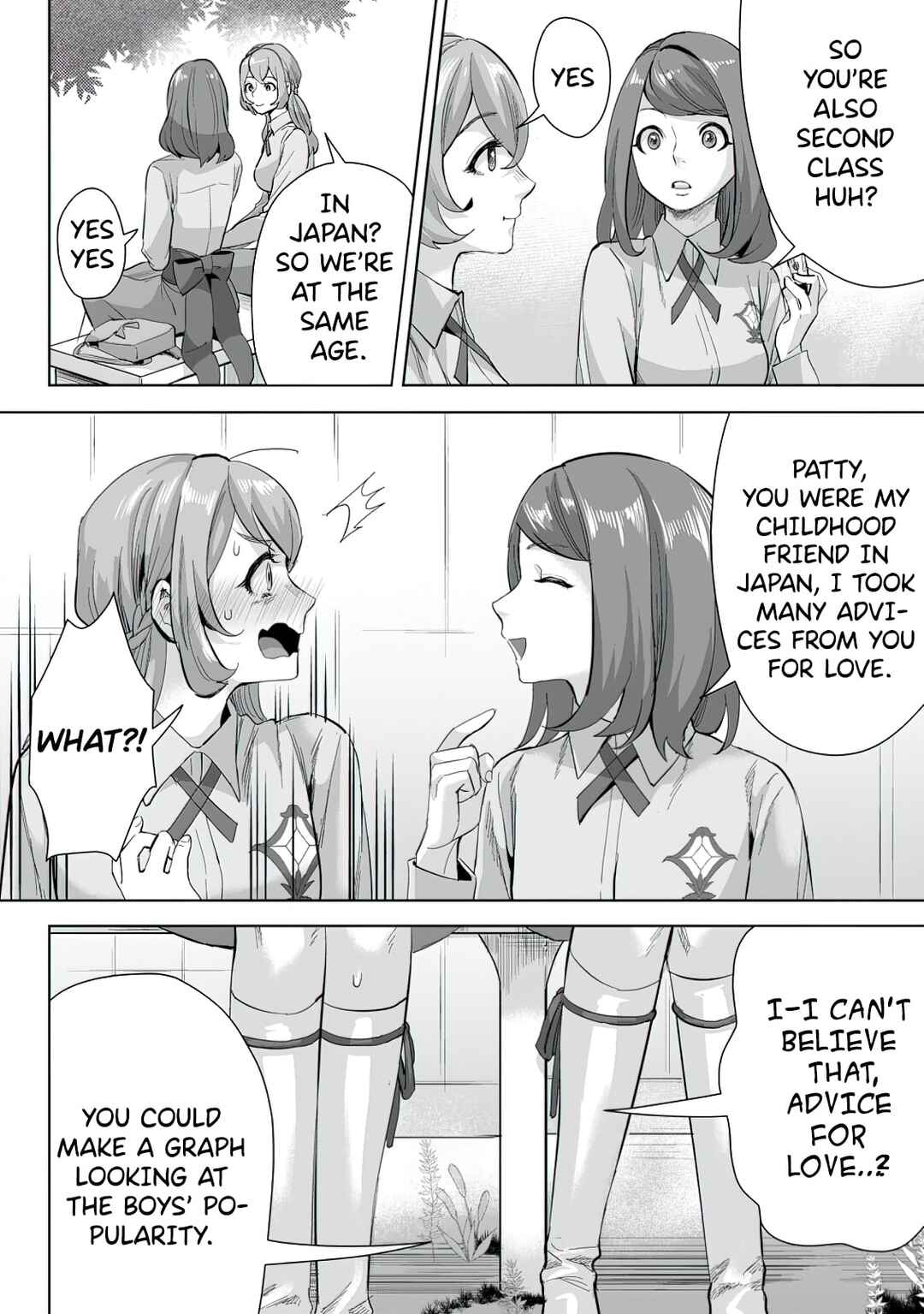 Page 4 Chapter 10.1 Gakuen Mono no Otome Game no Sekai ni Tensei Shita kedo, Cheat-mochi no Haikei Danshi Seito datta you desu